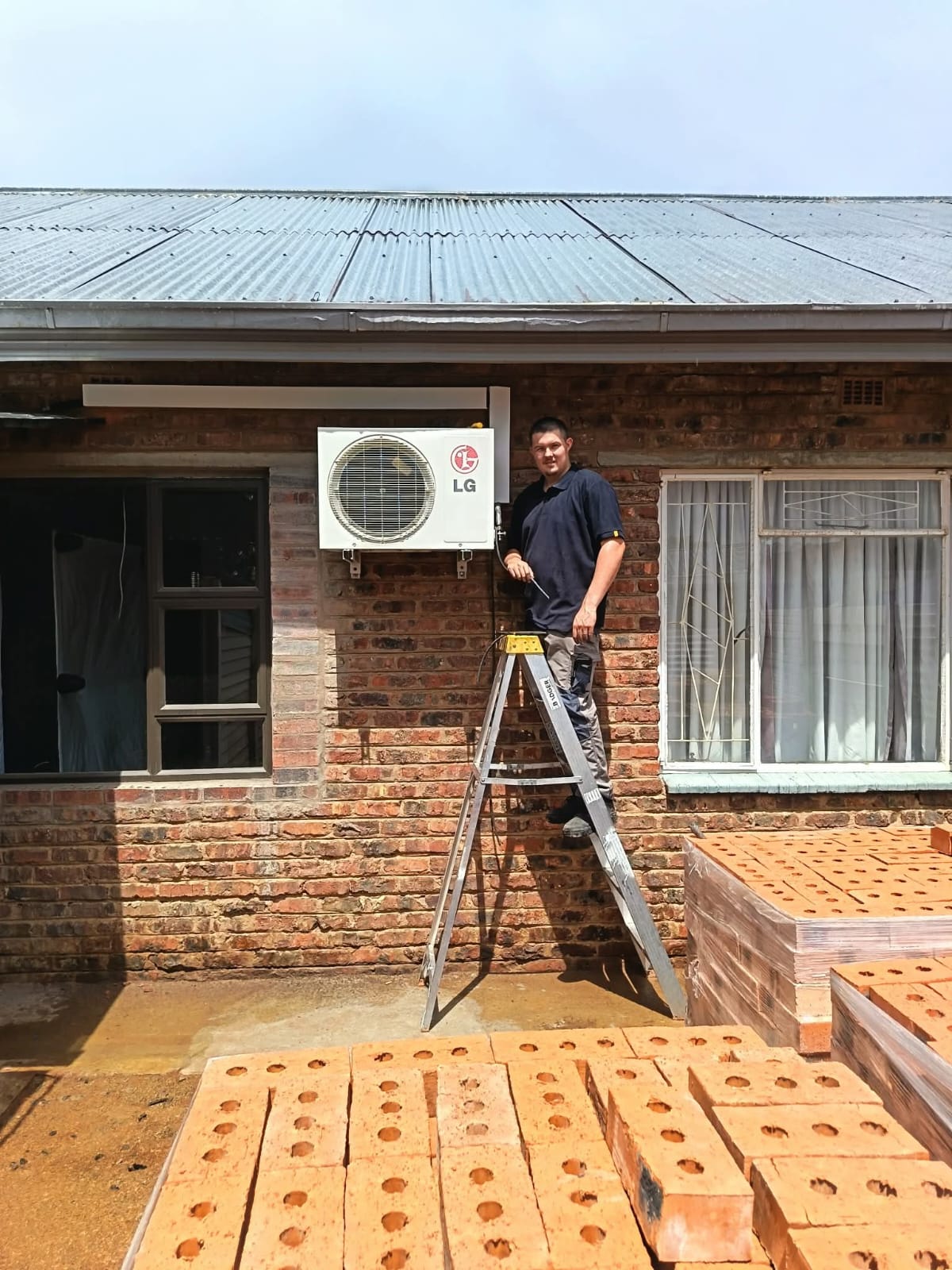 Residential LG air conditioner installation by Artic Airconditioning